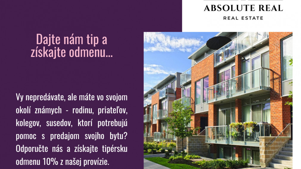 Hľadáme 4-izbový byt pre klientov