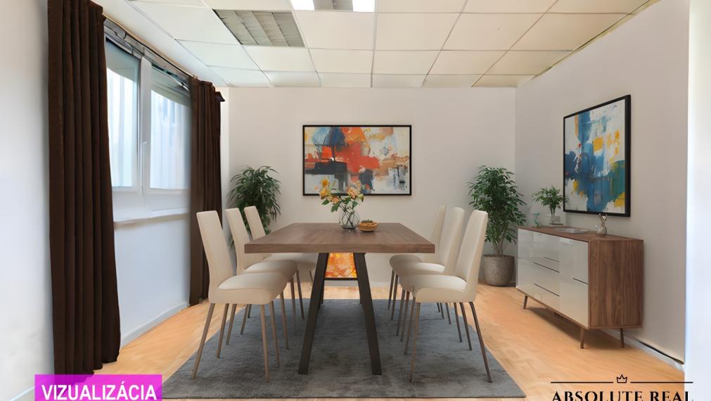 ABSOLUTE REAL / Útulný nebytový priestor v BA – Dúbravke, Cabanova ulica, 81.45 m2