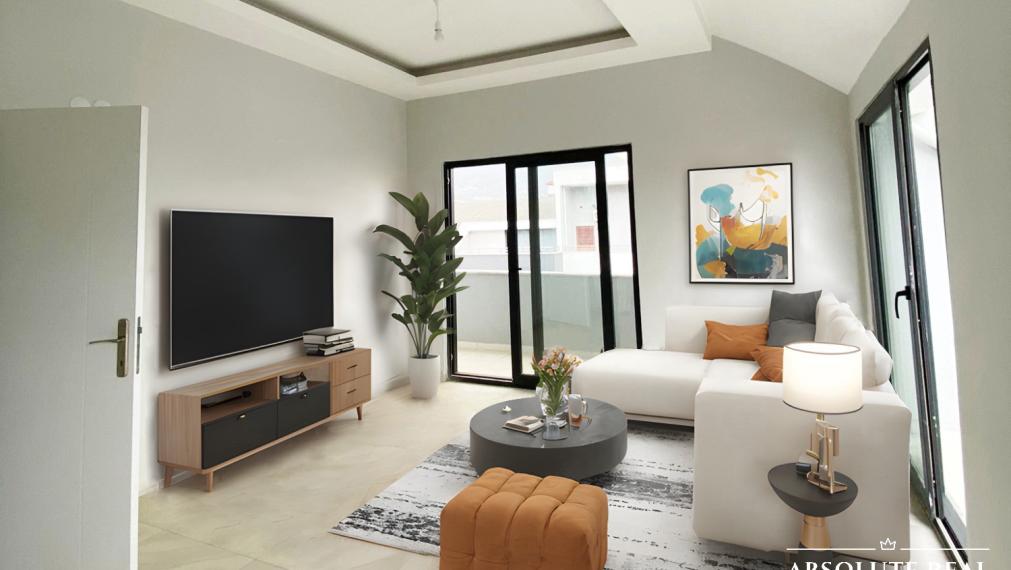 ABSOLUTE REAL / dvojpodlažný 4i penthouse apartmán 163 m2, Turecko, Alanya, balkón, terasa