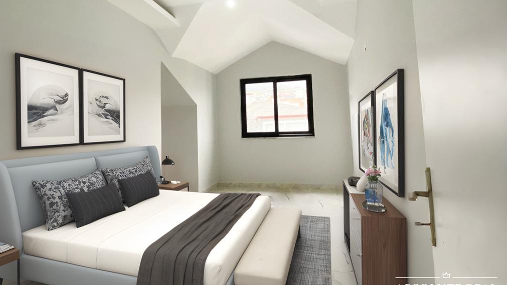 ABSOLUTE REAL / dvojpodlažný 4i penthouse apartmán 163 m2, Turecko, Alanya, balkón, terasa