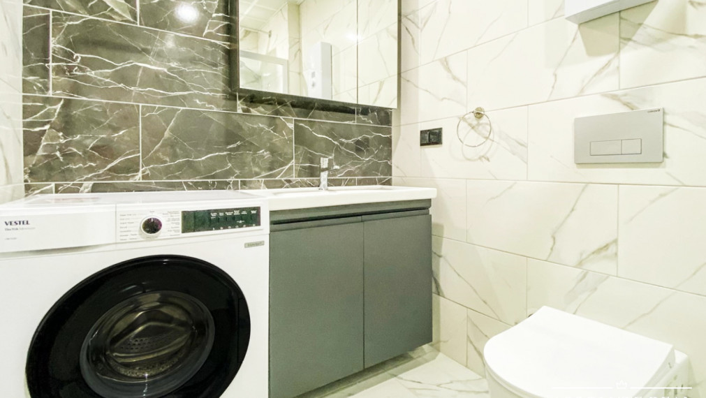 ABSOLUTE REAL / 2i apartmán pri mori, 45 m2, Turecko, Alanya, balkón