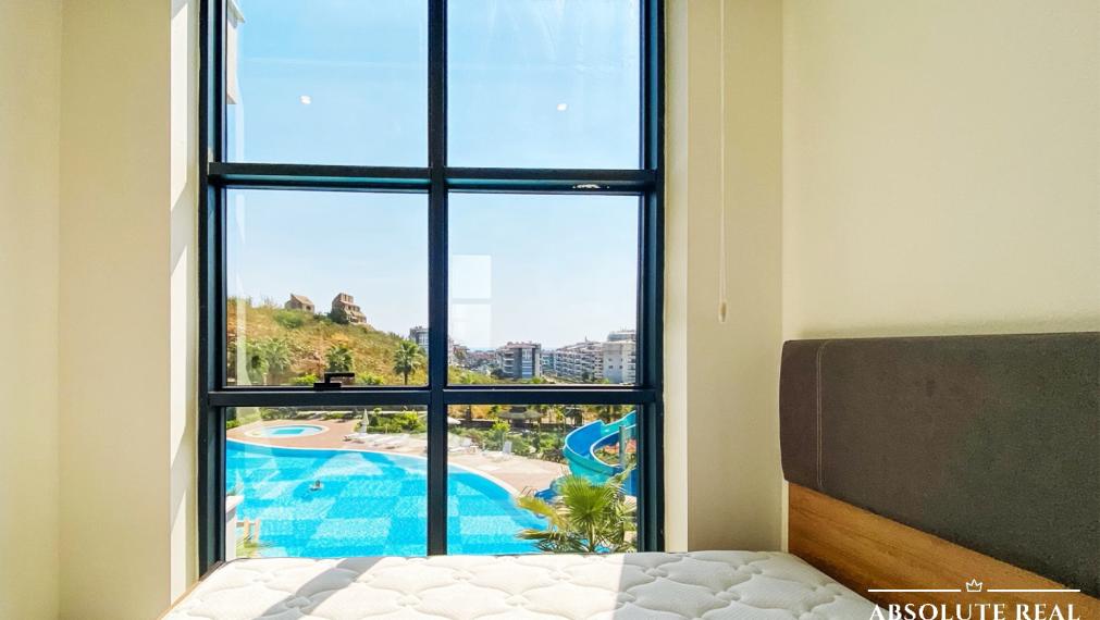 ABSOLUTE REAL / 2i apartmán pri mori, 45 m2, Turecko, Alanya, balkón