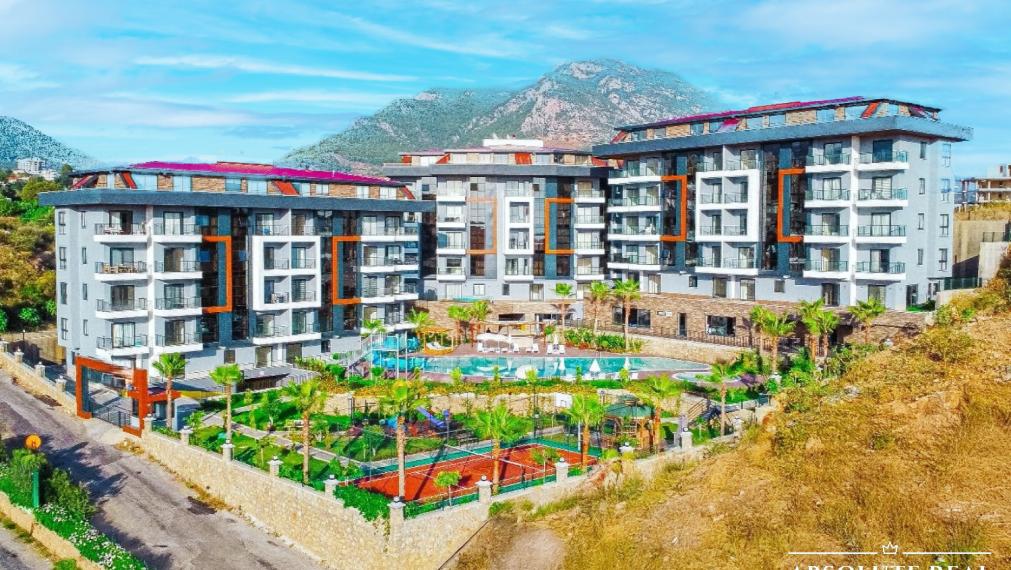 ABSOLUTE REAL / 2i apartmán pri mori, 45 m2, Turecko, Alanya, balkón