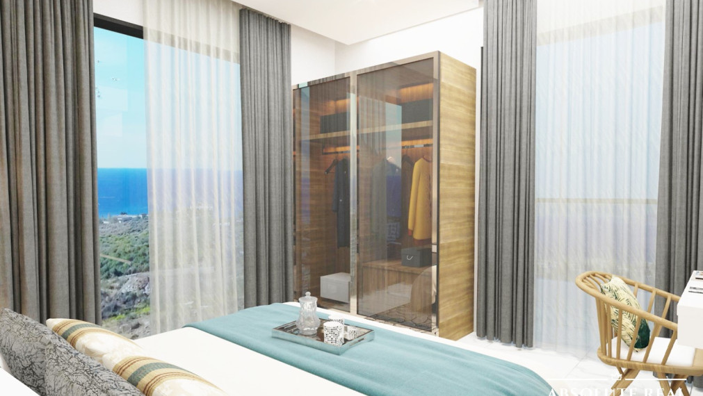 ABSOLUTE REAL / 3i apartmán pri mori, 63 m2, Turecko, Alanya, balkón