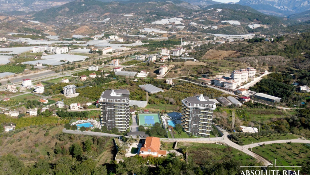 ABSOLUTE REAL / 2i apartmán 46 m2 pri mori, Turecko, Alanya, balkón