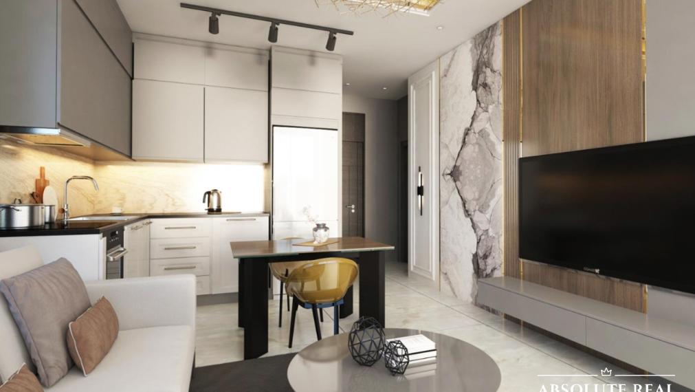 ABSOLUTE REAL / 2i, 3i a 4i apartmány, Turecká riviéra, Alanya, balkón, terasa