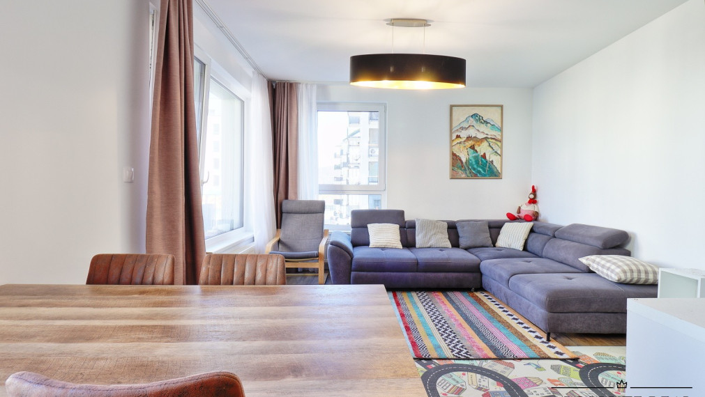 ABSOLUTE REAL / moderný 3i byt v BA – Dúbravke, Agátová ulica, 74.47 m2, balkón, pivnica, vnútorné garážové státie