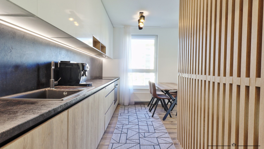 ABSOLUTE REAL / moderný 3i byt v BA – Dúbravke, Agátová ulica, 74.47 m2, balkón, pivnica, vnútorné garážové státie