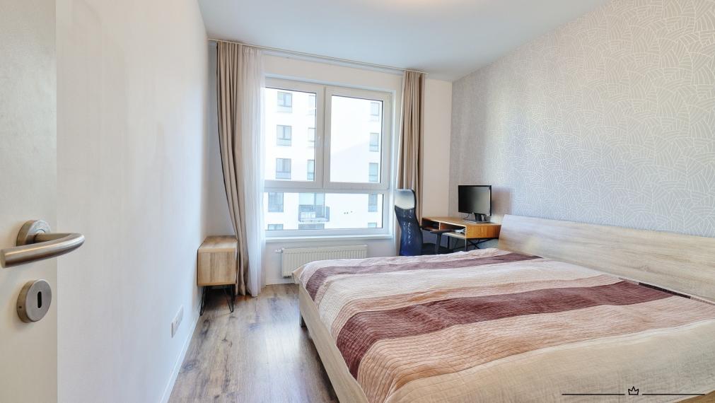 ABSOLUTE REAL / moderný 3i byt v BA – Dúbravke, Agátová ulica, 74.47 m2, balkón, pivnica, vnútorné garážové státie