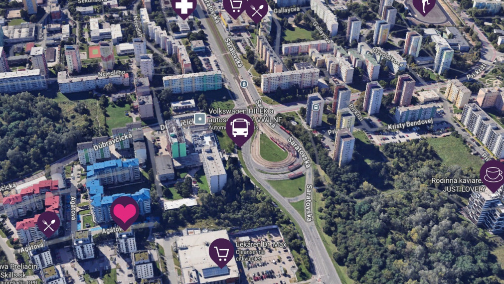 ABSOLUTE REAL / moderný 3i byt v BA – Dúbravke, Agátová ulica, 74.47 m2, balkón, pivnica, vnútorné garážové státie