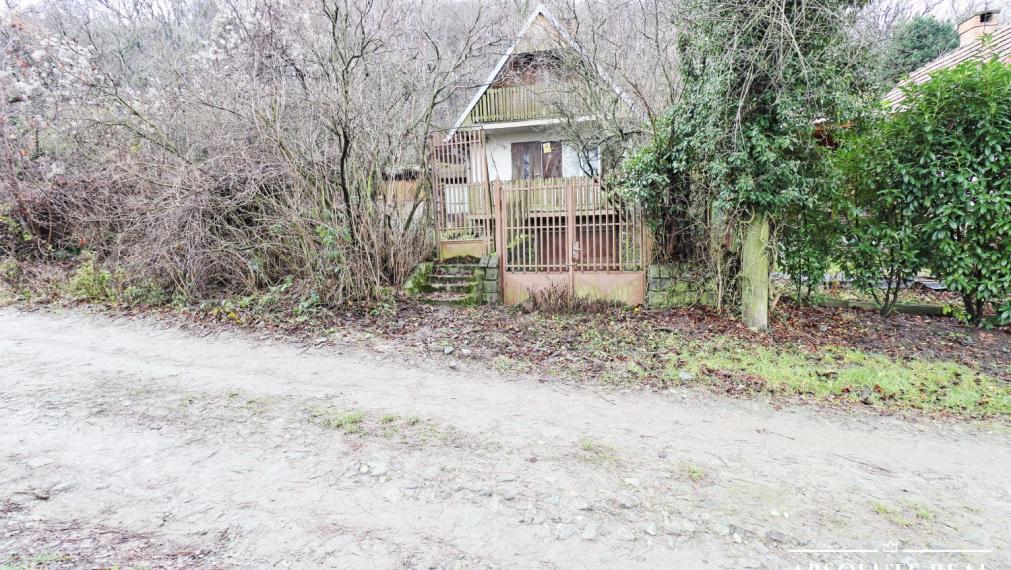 ABSOLUTE REAL / ZÁHRADA 364 m2, BRATISLAVA – DÚBRAVKA, Hanulova ulica, elektrina, mestská voda, oplotenie, chata