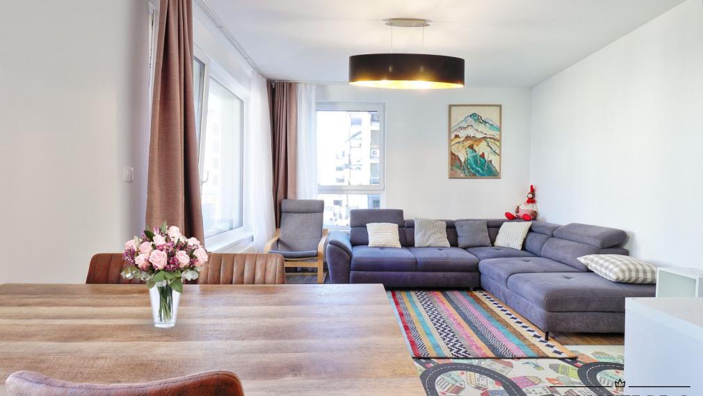 ABSOLUTE REAL / moderný 3i byt v BA – Dúbravke, Agátová ulica, 74.47 m2, balkón, pivnica, vnútorné garážové státie