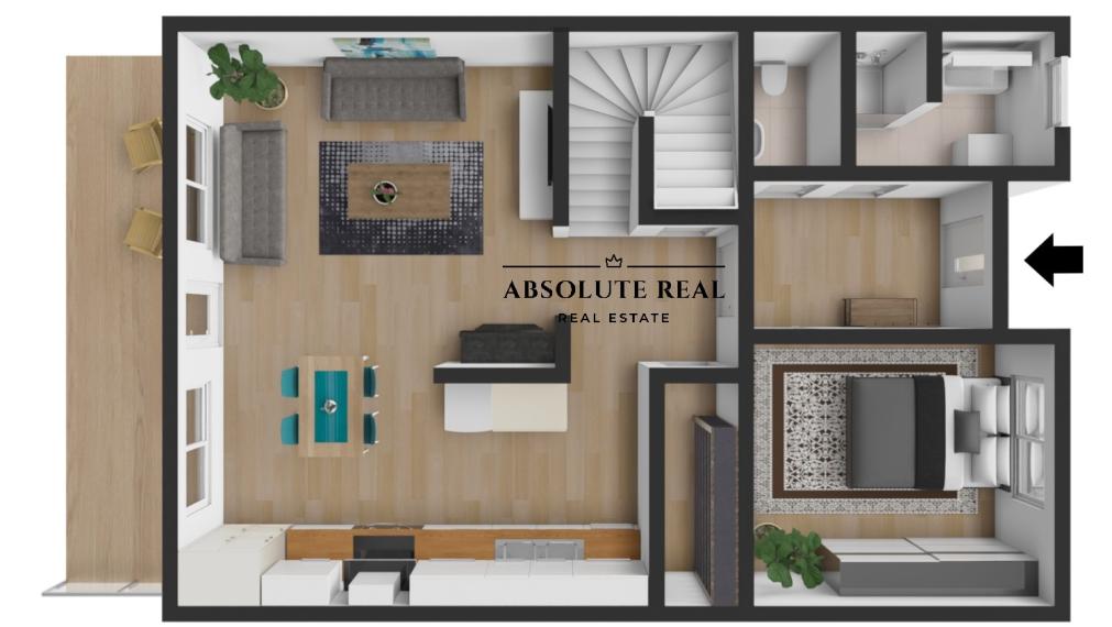 ABSOLUTE REAL / 5i dom, Bratislava DNV – Ílová ulica, 169.5 m2, terasa, záhrada