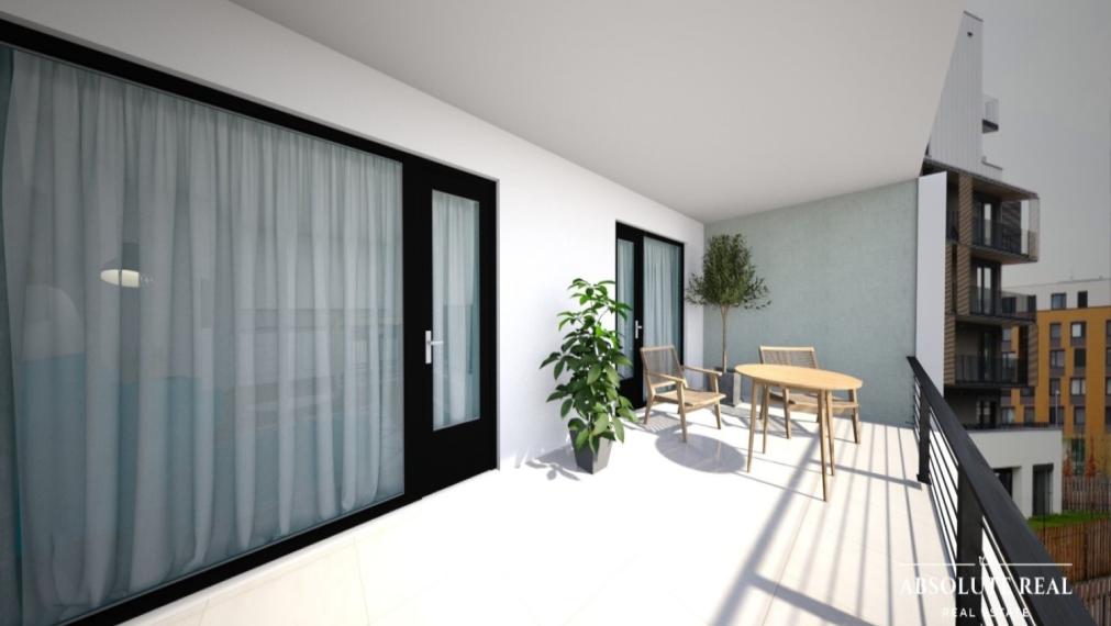 Moderný 2i byt v Slnečniciach – Petržalka, Fialová ulica, 60,5 m2, novostavba, terasa, garáž