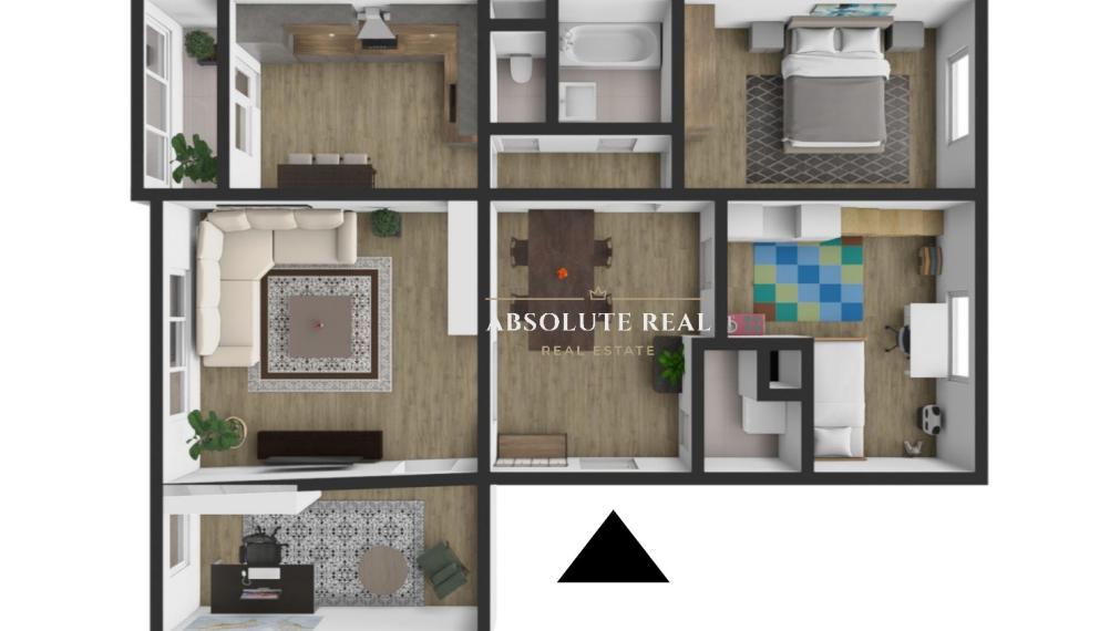 ABSOLUTE REAL / priestranný 4i byt v Bratislave – DNV, I. Bukovčana, 91.11 m2, lodžia, veľká hala
