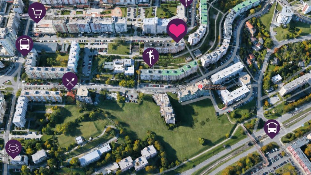 ABSOLUTE REAL / 3i byt, Bratislava – Karlova Ves, Ľ. Fullu, 67 m2, 2x loggia, predzáhradka 44 m2