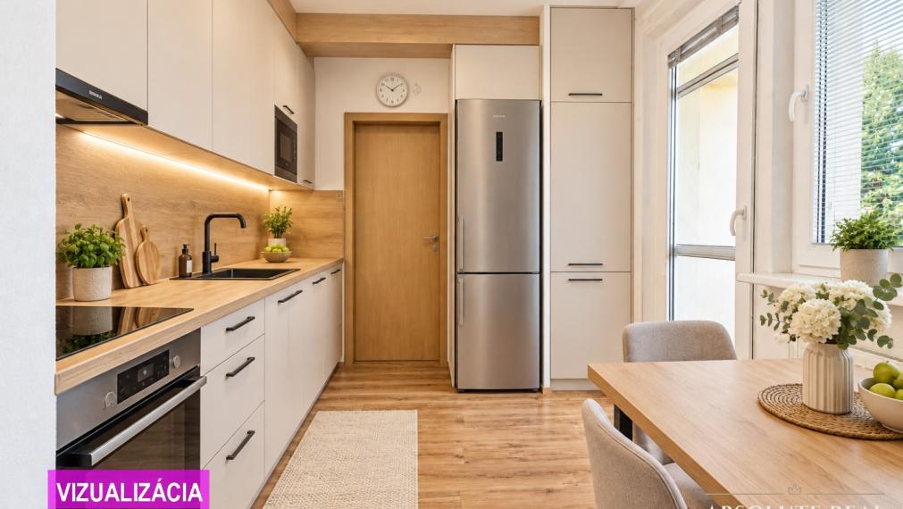 ABSOLUTE REAL / 3i byt s lodžiou Stupava, Školská ul., 72.3 m2, garáž, pivnica