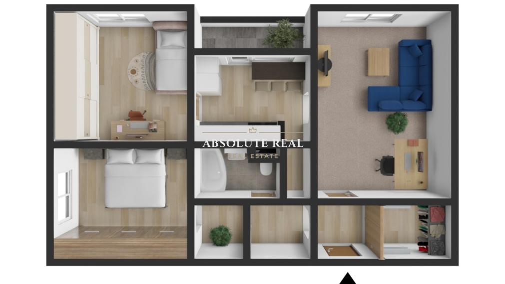 ABSOLUTE REAL / pekný 3i byt v Bratislave – Petržalke, Mlynarovičova ulica, 69.8 m2, lodžia, šatník, pivnica