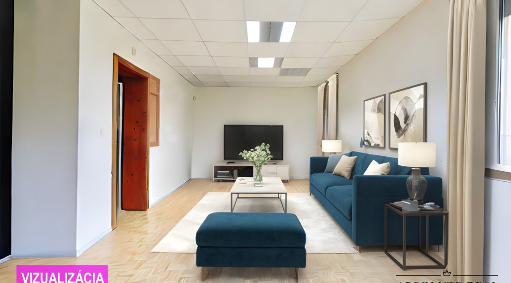 ABSOLUTE REAL / Útulný nebytový priestor v BA – Dúbravke, Cabanova ulica, 81.45 m2