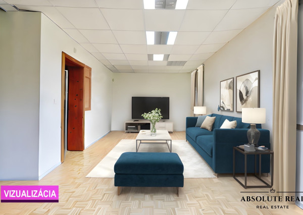 ABSOLUTE REAL / Útulný nebytový priestor v BA – Dúbravke, Cabanova ulica, 81.45 m2