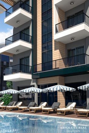 ABSOLUTE REAL / dvojpodlažný 4i penthouse apartmán 163 m2, Turecko, Alanya, balkón, terasa - fotografia 15
