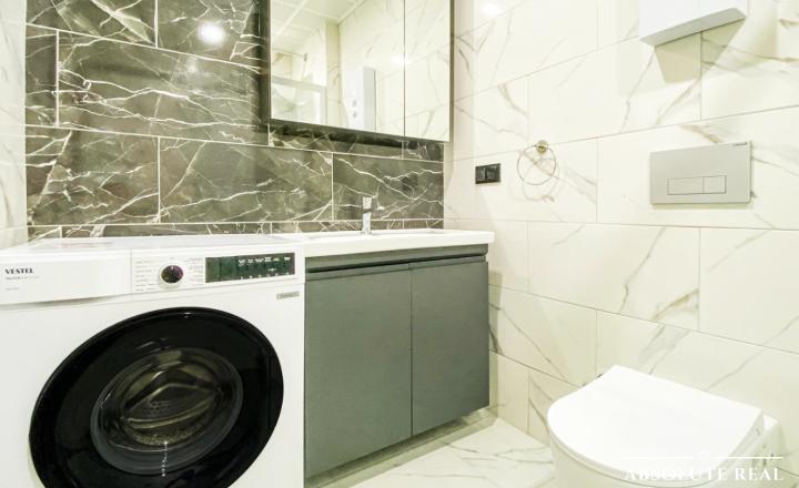 ABSOLUTE REAL / 2i apartmán pri mori, 45 m2, Turecko, Alanya, balkón - fotografia 10