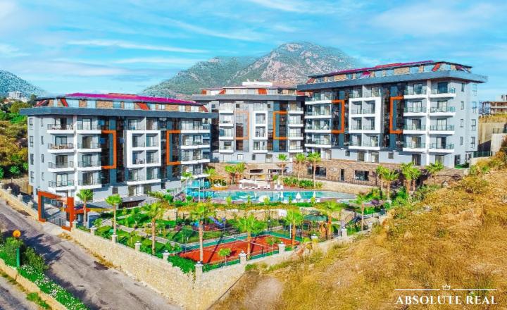 ABSOLUTE REAL / 2i apartmán pri mori, 45 m2, Turecko, Alanya, balkón - fotografia 12