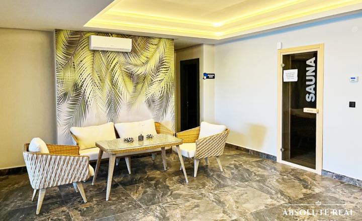 ABSOLUTE REAL / 2i apartmán pri mori, 45 m2, Turecko, Alanya, balkón - fotografia 15