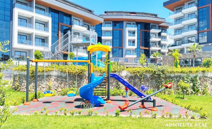 ABSOLUTE REAL / 2i apartmán pri mori, 45 m2, Turecko, Alanya, balkón - fotografia 13