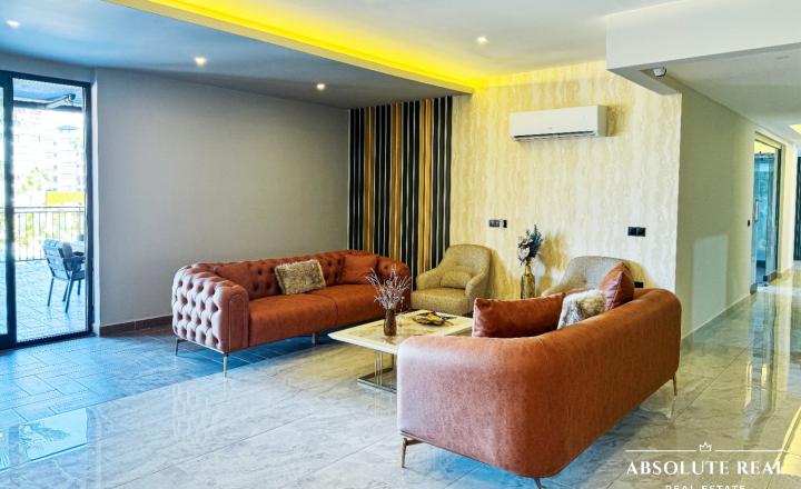 ABSOLUTE REAL / 2i apartmán pri mori, 45 m2, Turecko, Alanya, balkón - fotografia 14