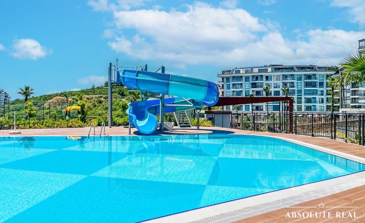 ABSOLUTE REAL / 2i apartmán pri mori, 45 m2, Turecko, Alanya, balkón - fotografia 19