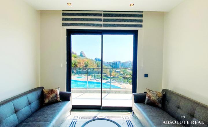 ABSOLUTE REAL / 2i apartmán pri mori, 45 m2, Turecko, Alanya, balkón - fotografia 5