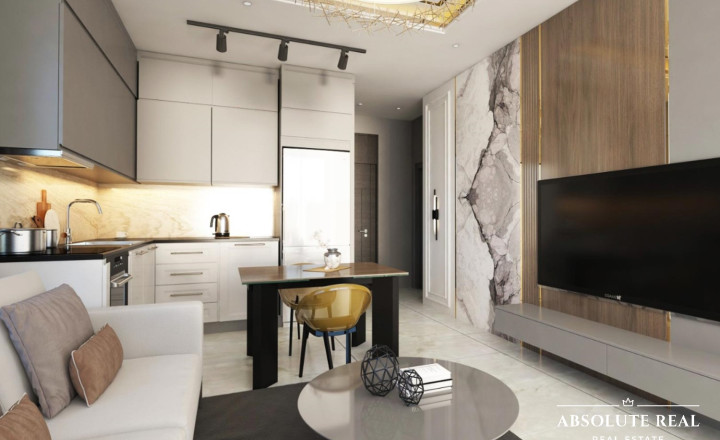 ABSOLUTE REAL / 2i, 3i a 4i apartmány, Turecká riviéra, Alanya, balkón, terasa - fotografia 4