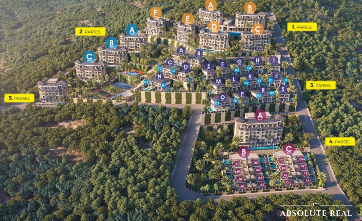 ABSOLUTE REAL / Luxusné apartmány, terasové domy, vily – Turecko, Alanya - fotografia 17