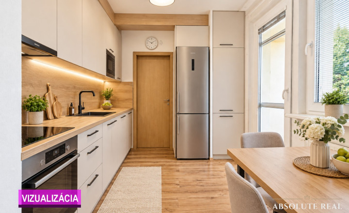 ABSOLUTE REAL / 3i byt s lodžiou Stupava, Školská ul., 72.3 m2, garáž, pivnica - fotografia 4