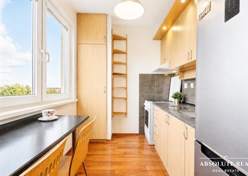ABSOLUTE REAL / Pekný väčší 1i byt v BA – Ružinov, Vlčie Hrdlo, 41.6 m2, lodžia, klimatizácia